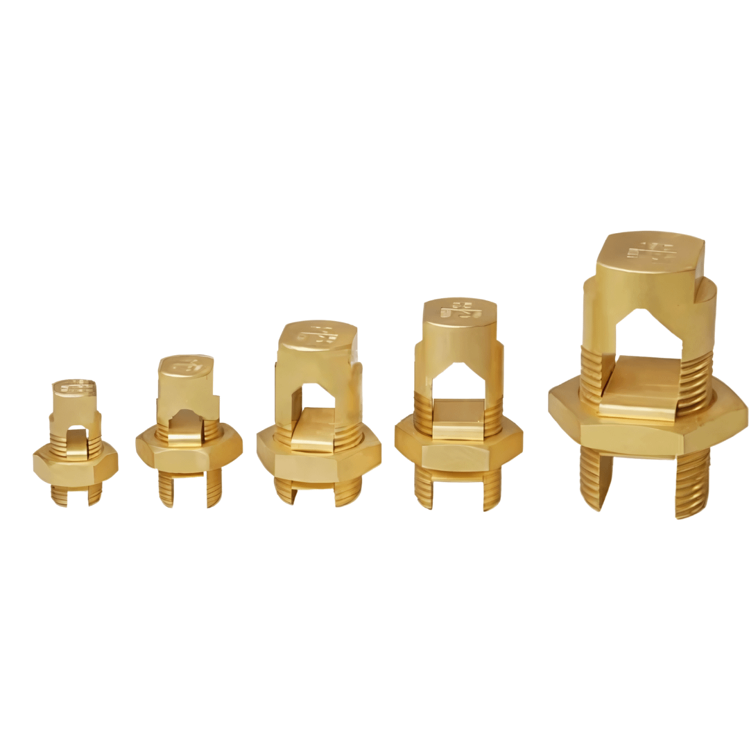 Dutux Golden Brass Split Bolt Connectors